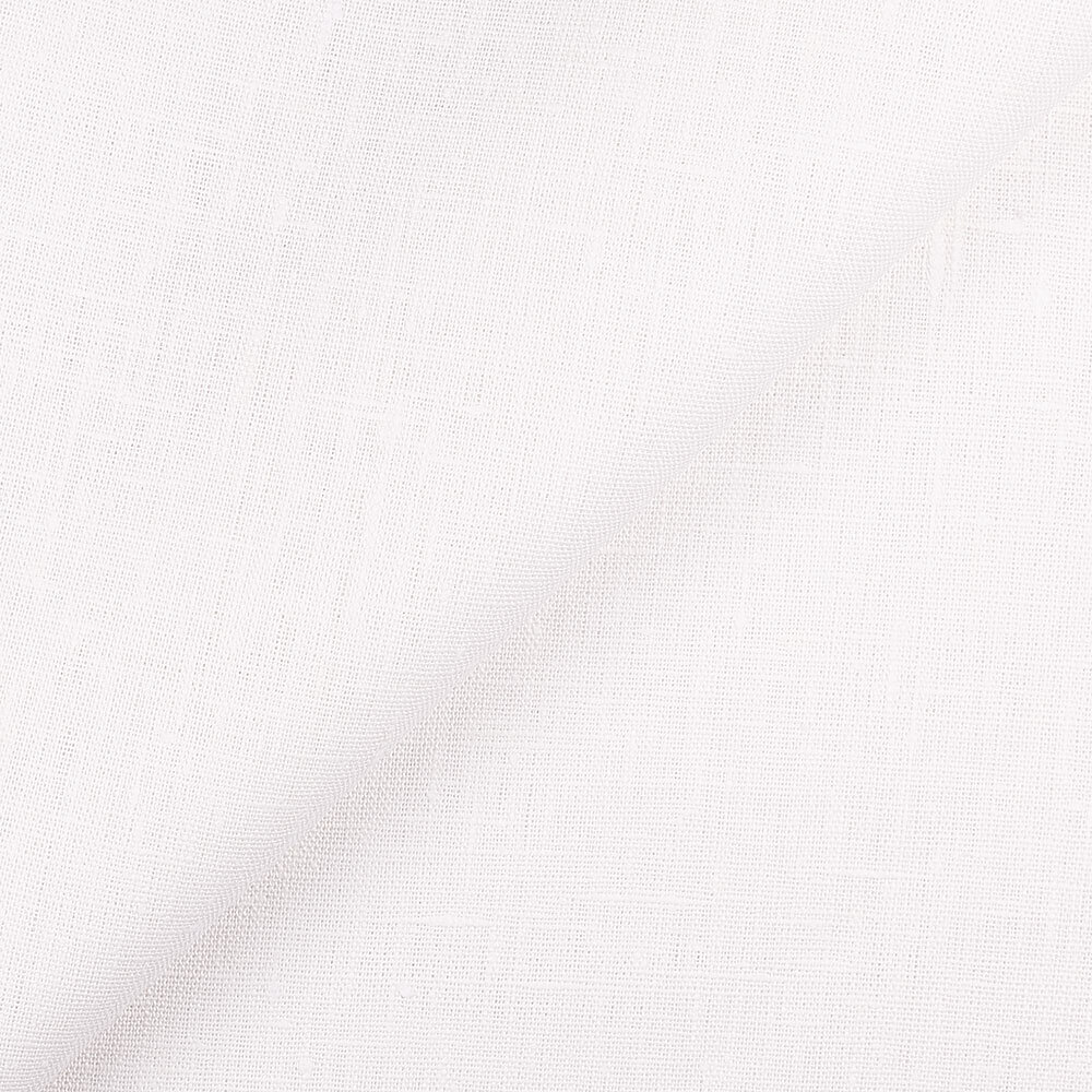 Fabric 4C22 Rustic 100% Linen Fabric Optic White Softened