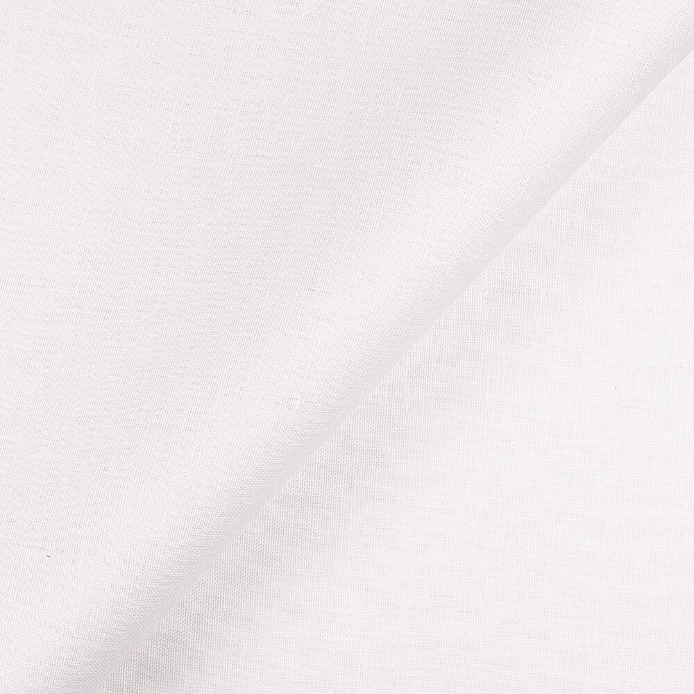 Fabric IL019 All-purpose 100% Linen Fabric Optic White Softened