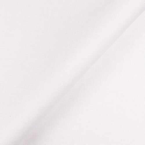 IL019 All-purpose 100% Linen Fabric Optic White Softened