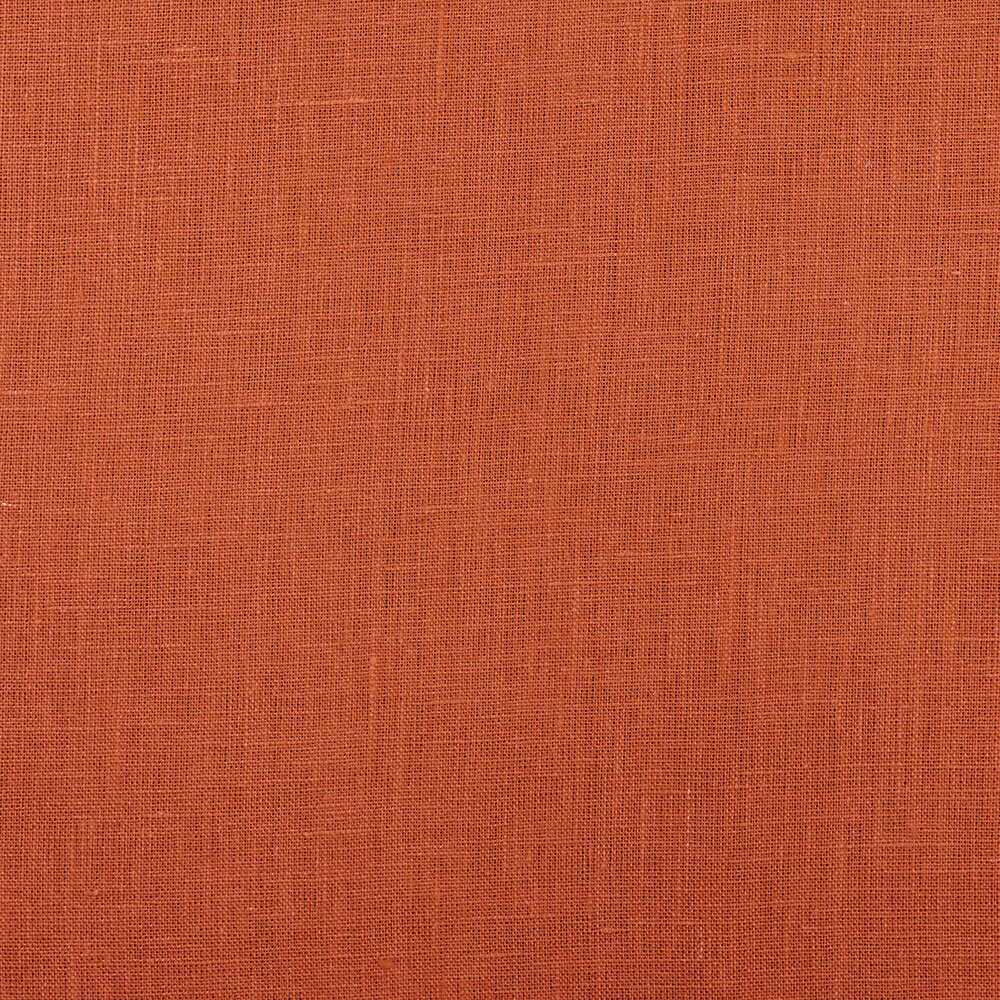 IL019 All-purpose Rust 100% Linen Fabric