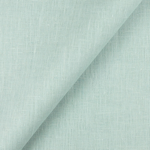 Meadow Green Color Slub Linen Fabric Cotton and Polyester