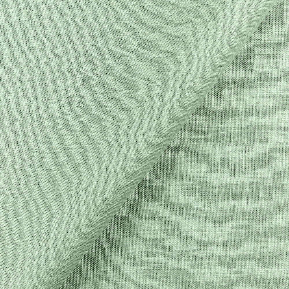 IL019 All-purpose 100% Linen Fabric Silver Blue Softened