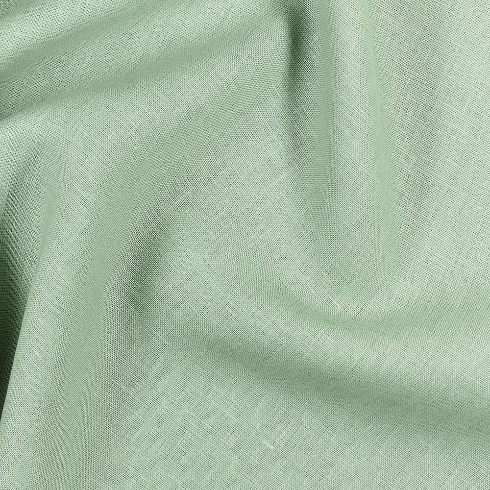 IL019 All-purpose 100% Linen Fabric Silver Blue Softened