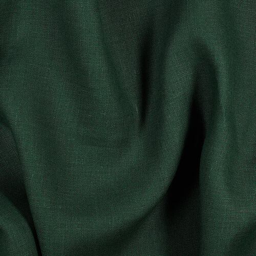 IL019 All-purpose 100% Linen Fabric Emerald Softened