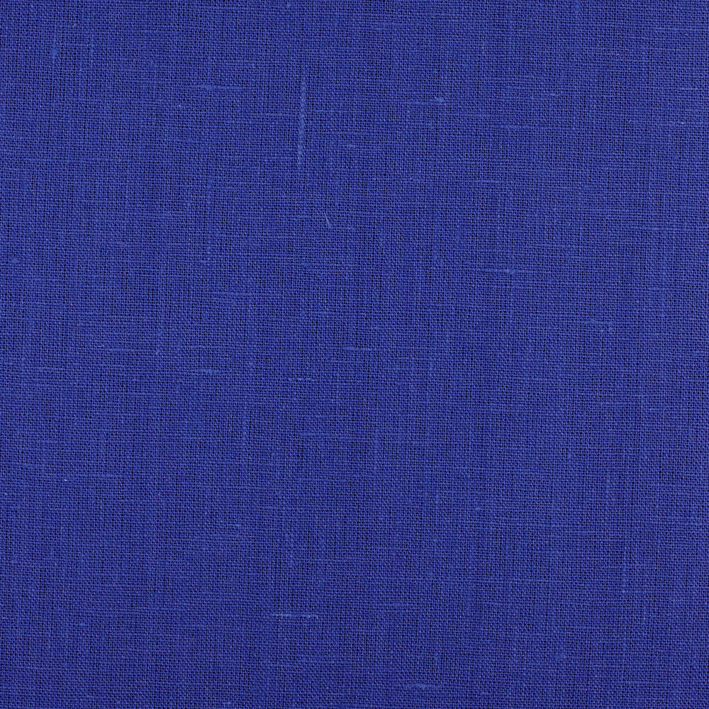 4C22 Rustic  Ultramarine 100% Linen Fabric