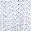 IC005  Clouds  WHITE / BLUE  Softened 100% COTTON Light (3.6 oz/yd<sup>2</sup>)
