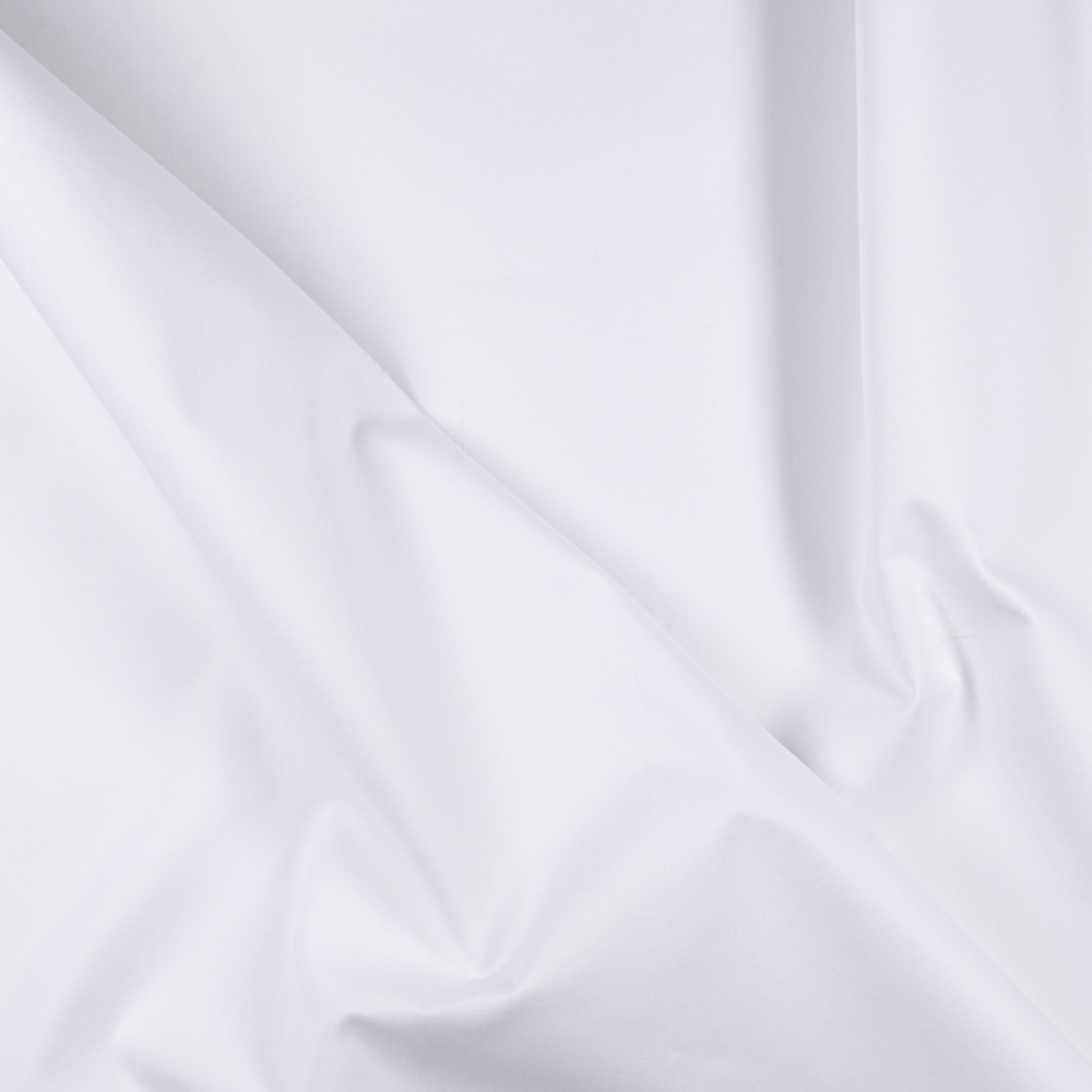 Fabric IC005 Percale 100% Cotton Fabric White Softened