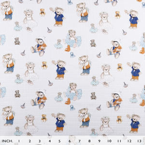 IC008 - Joyful Teddies BLUE / MLT Softened