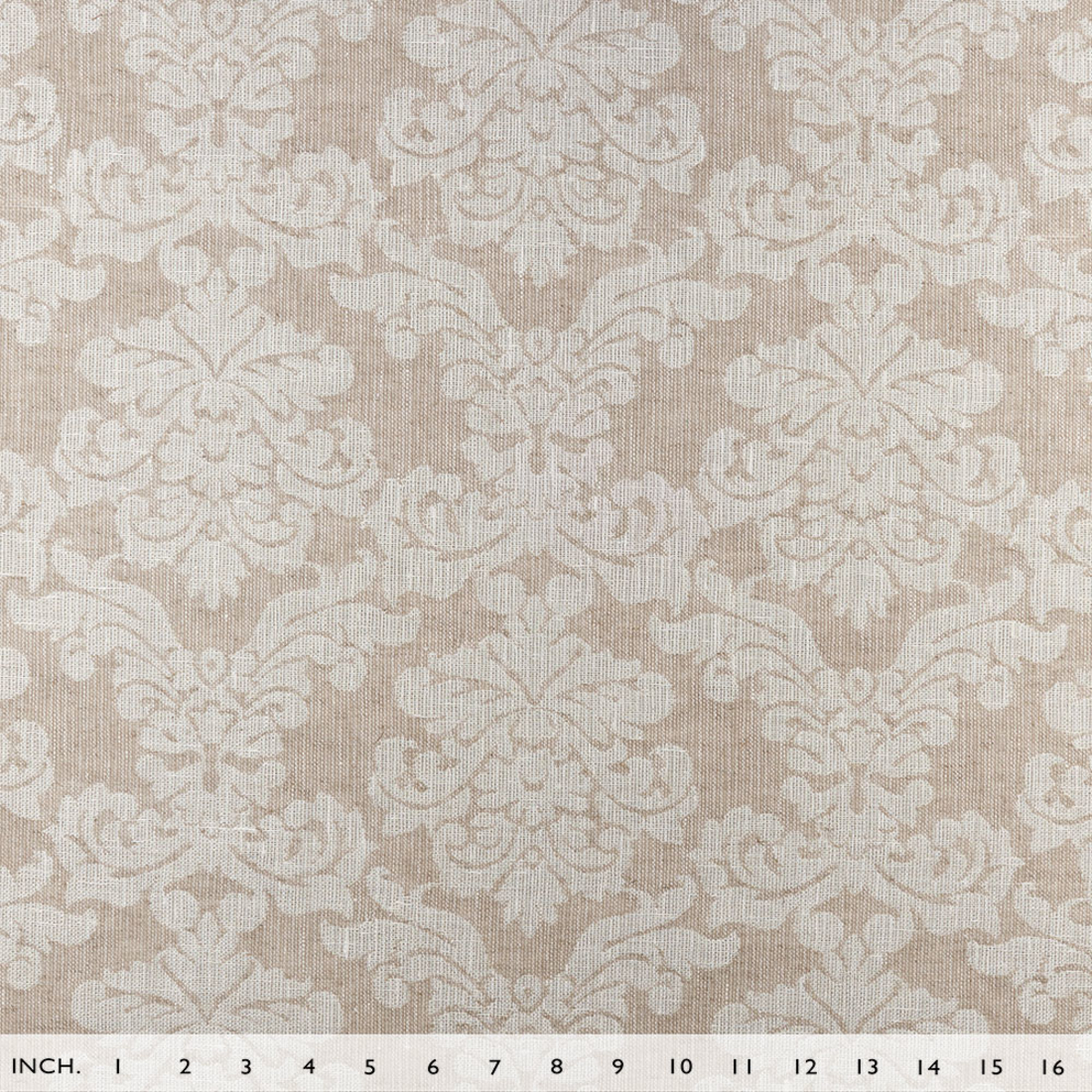 Fabric IL002 100% Linen fabric IVORY-NATURAL - ROYAL CREST