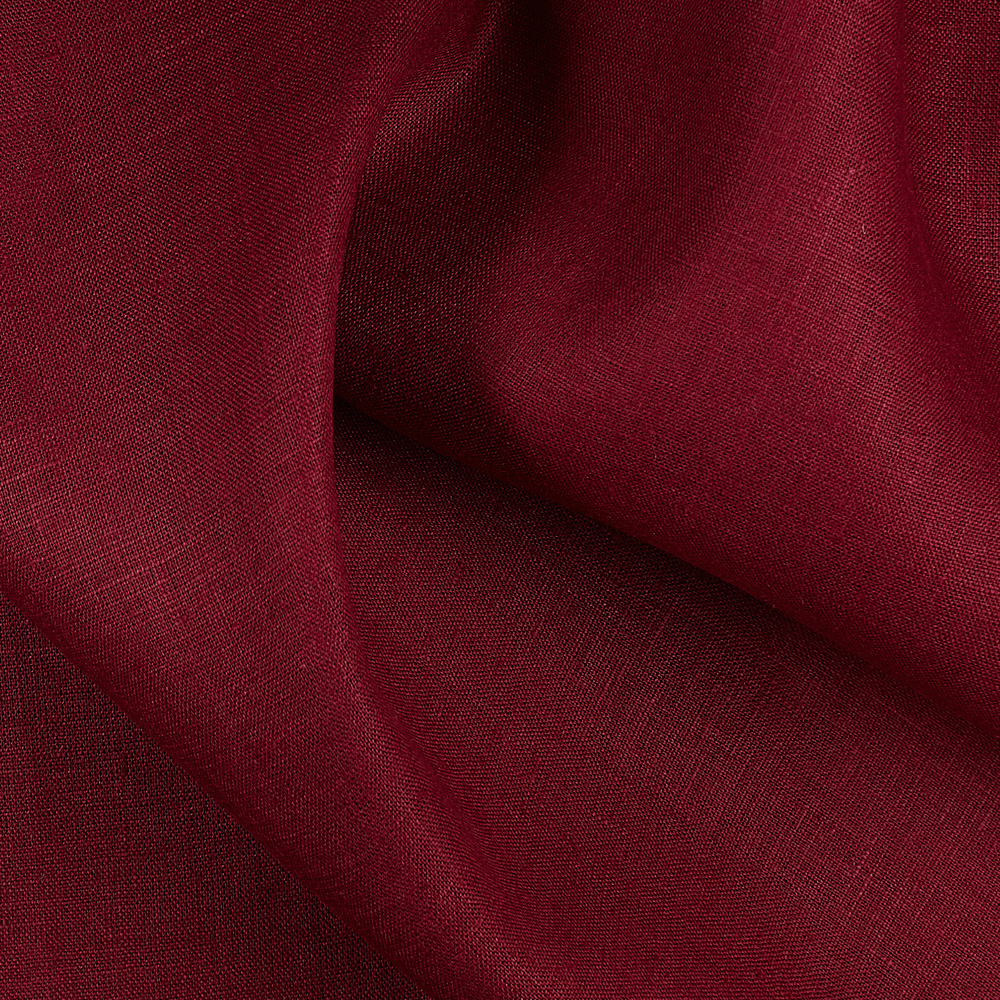 Fabric IL019 100% Linen fabric BEET RED Softened