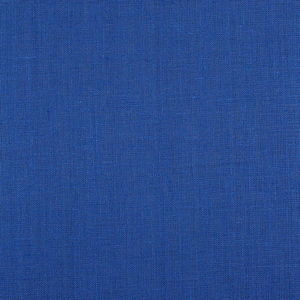 Fabric IL019 100% Linen fabric BRIGHT COBALT Softened