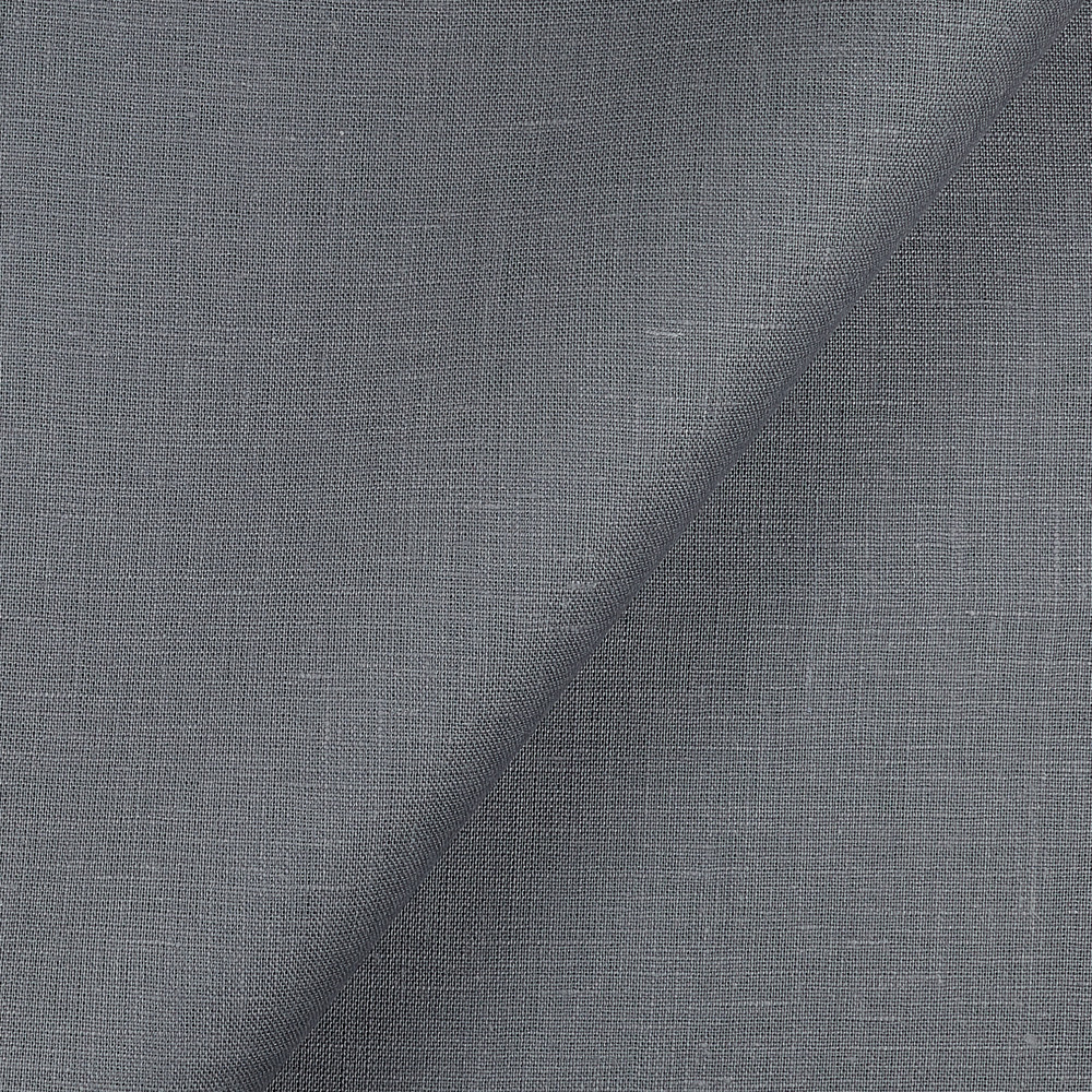 Fabric IL019 All-purpose 100% Linen Fabric Dolphin Gray Softened