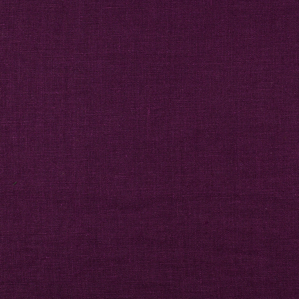 Fabric IL019 All-purpose 100% Linen Fabric Eggplant Fs Signature Finish