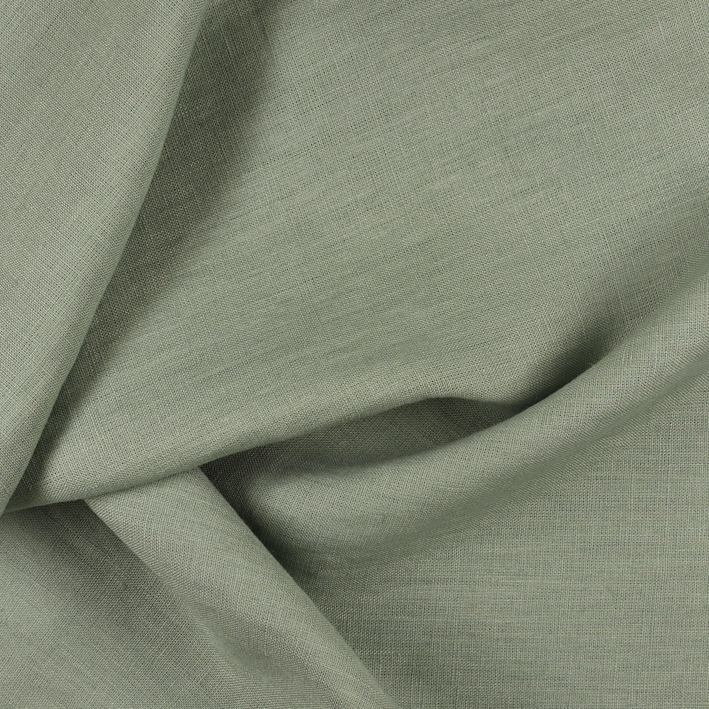 Fabric IL019 All-purpose 100% Linen Fabric Eucalyptus Fs Signature Finish