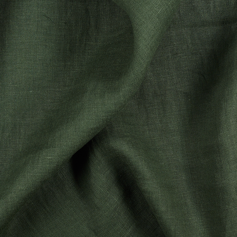 Fabric IL019 100% Linen fabric EVERGREEN FS Signature Finish