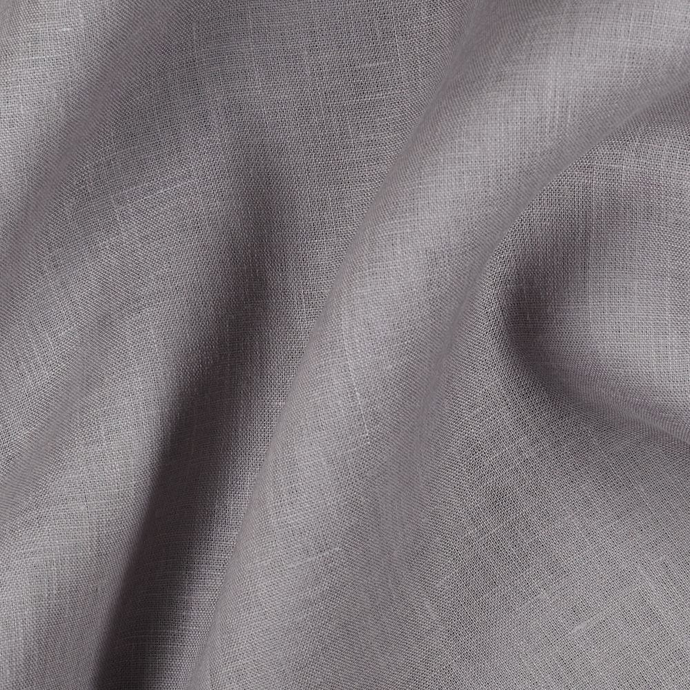 Fabric IL019 100% Linen fabric FROST GRAY Softened