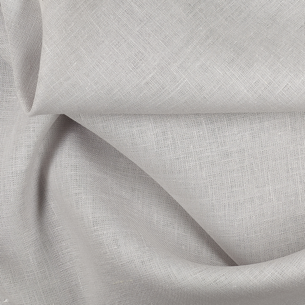 Fabric IL019 100 Linen fabric GRAY CASHMERE Softened