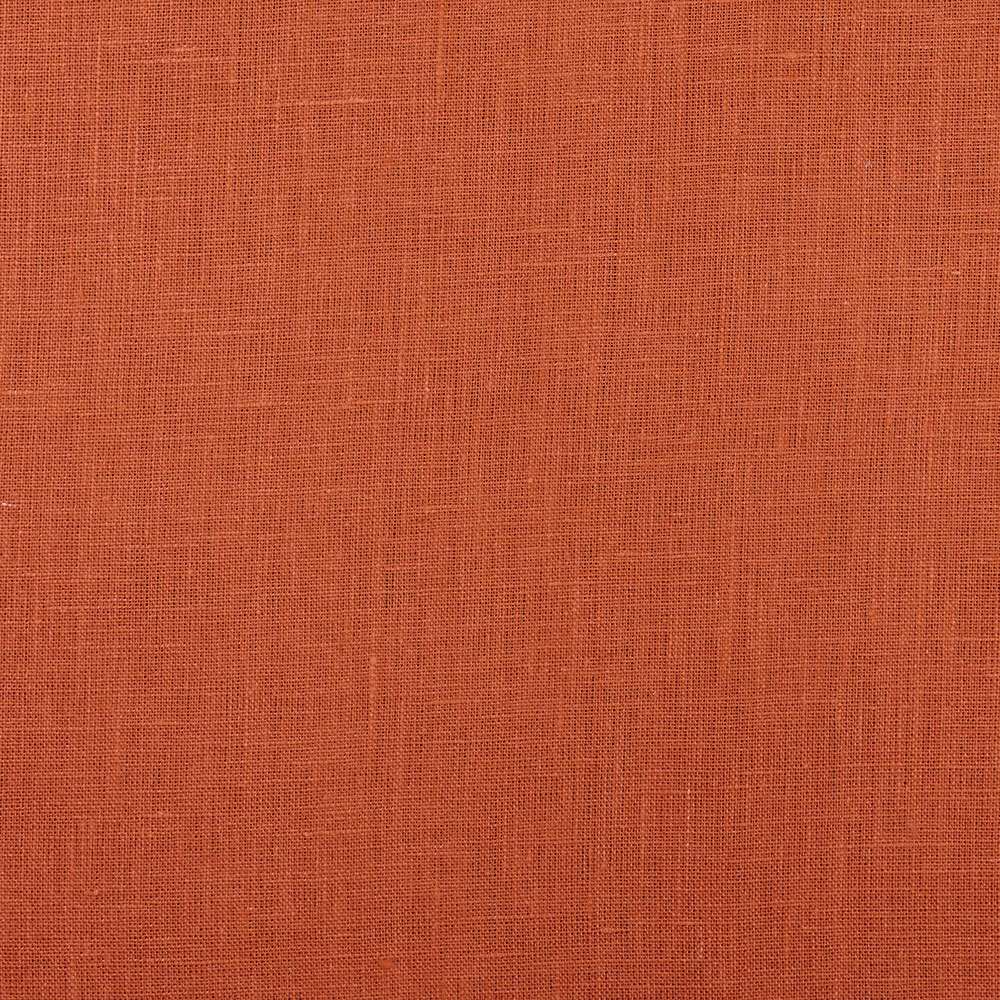 Fabric IL019 100 Linen fabric RUST Softened