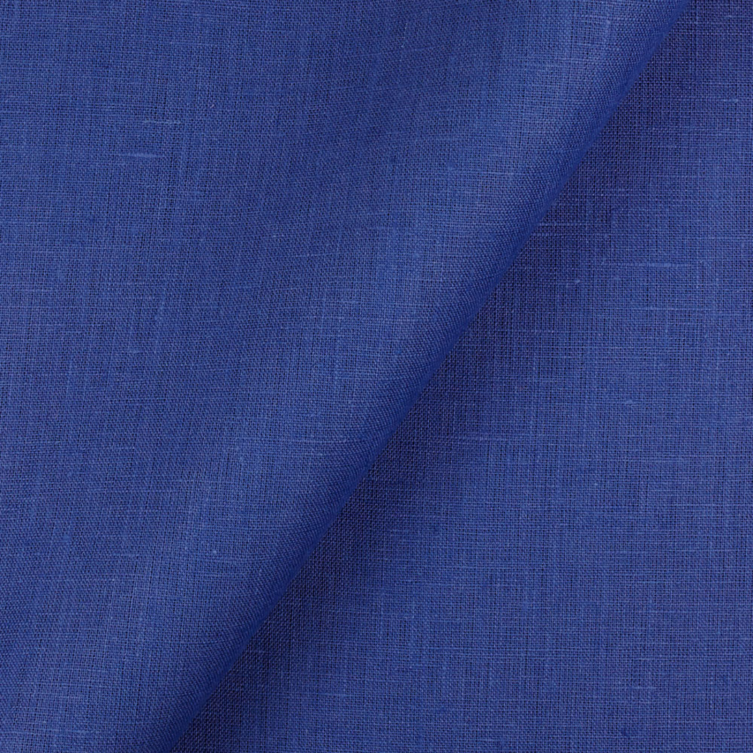 Fabric IL019 All-purpose 100% Linen Fabric Ultramarine Softened