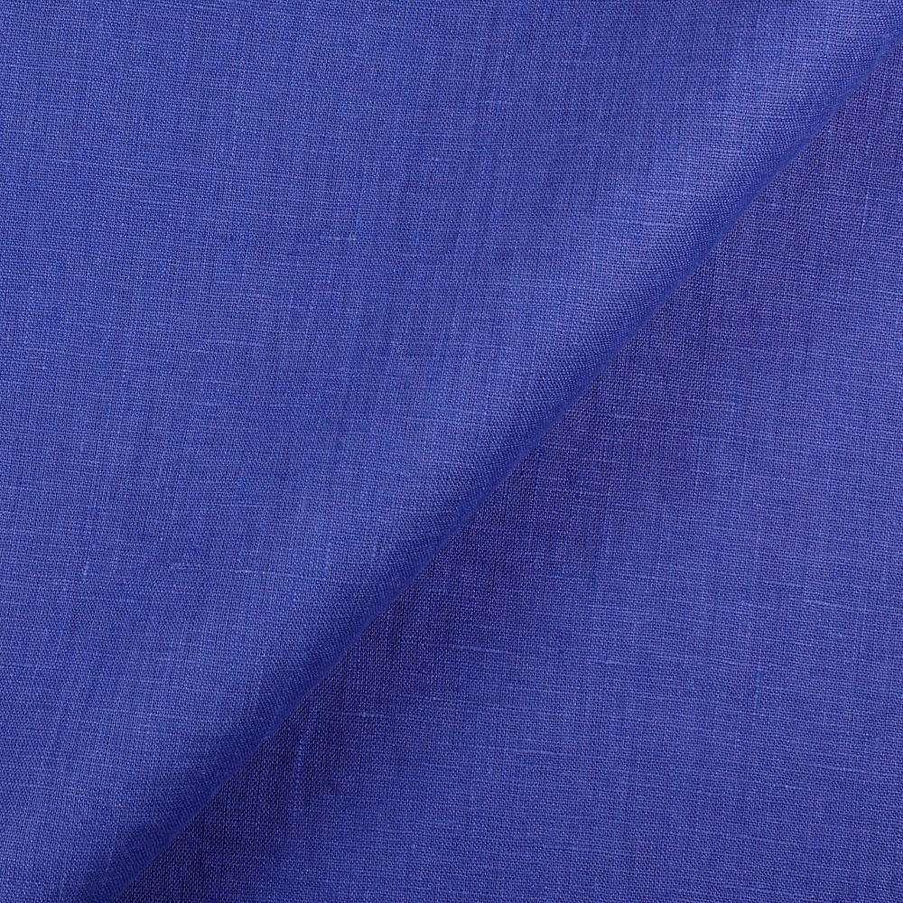 Fabric IL019 All-purpose 100% Linen Fabric Deep Ultramarine Fs ...