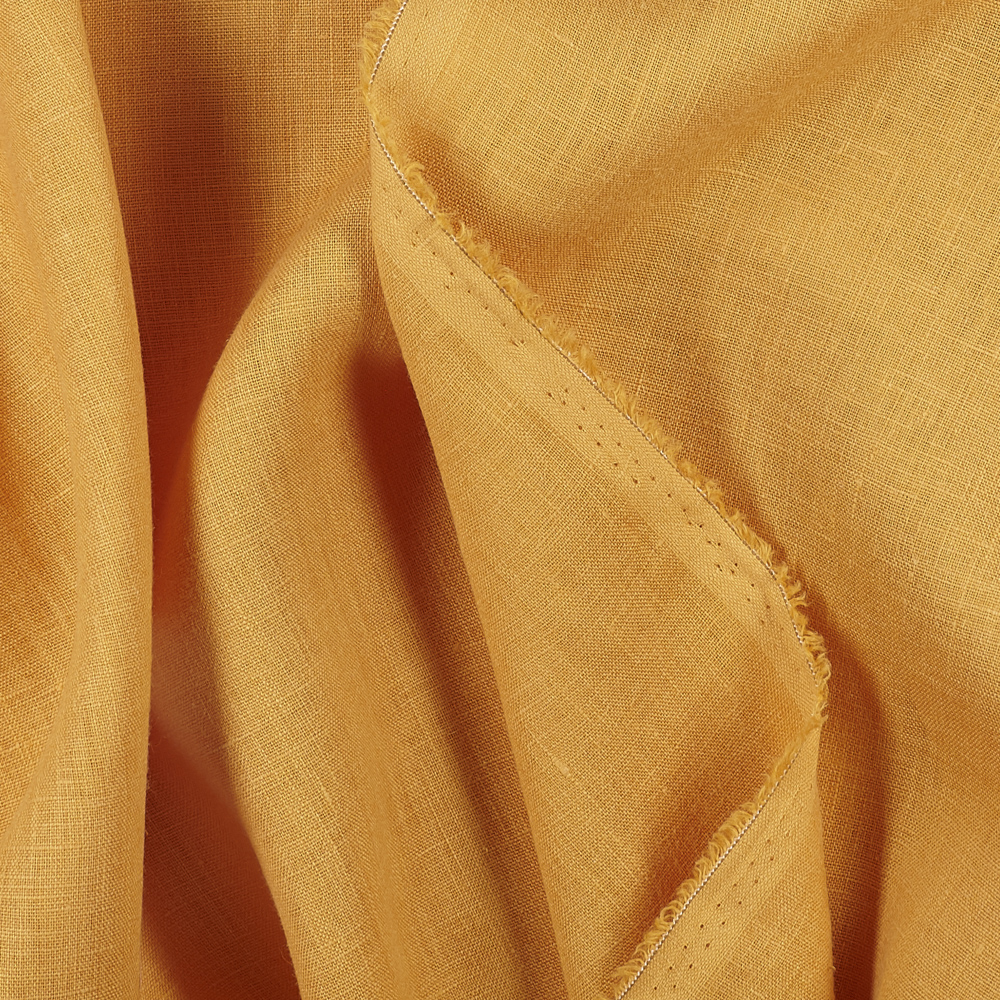 Fabric IL020 100 Linen fabric APRICOT Softened
