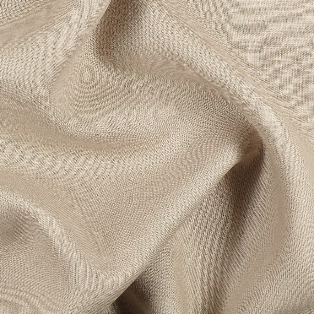 Fabric IL020 100% Linen fabric MUSHROOM Softened