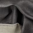 IL028 871 CHARCOAL-NATURAL    Softened 100% Linen Middle (6.6 oz/yd<sup>2</sup>)