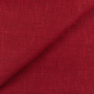 Fabric IL041 100% Linen fabric RUBY - Softened
