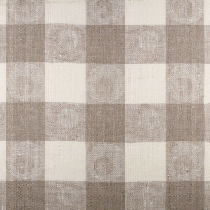 IL070 CIRCLES & SQUARES IVORY-NATURAL - 100% Linen - Heavy (7.1 oz/yd<sup>2</sup>) - 20.00 Yards