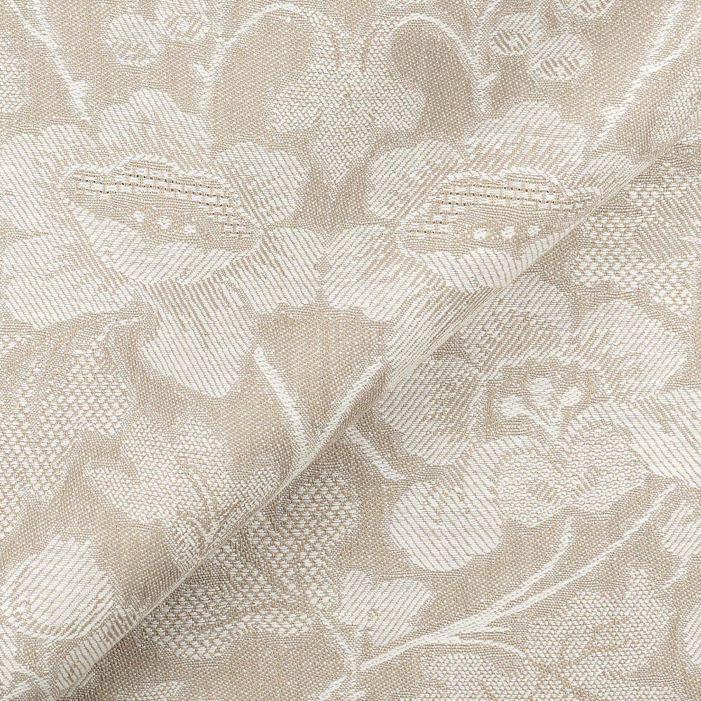 Fabric IL098 100% Linen fabric NATURAL / WHITE - LOIRE FS Signature Finish