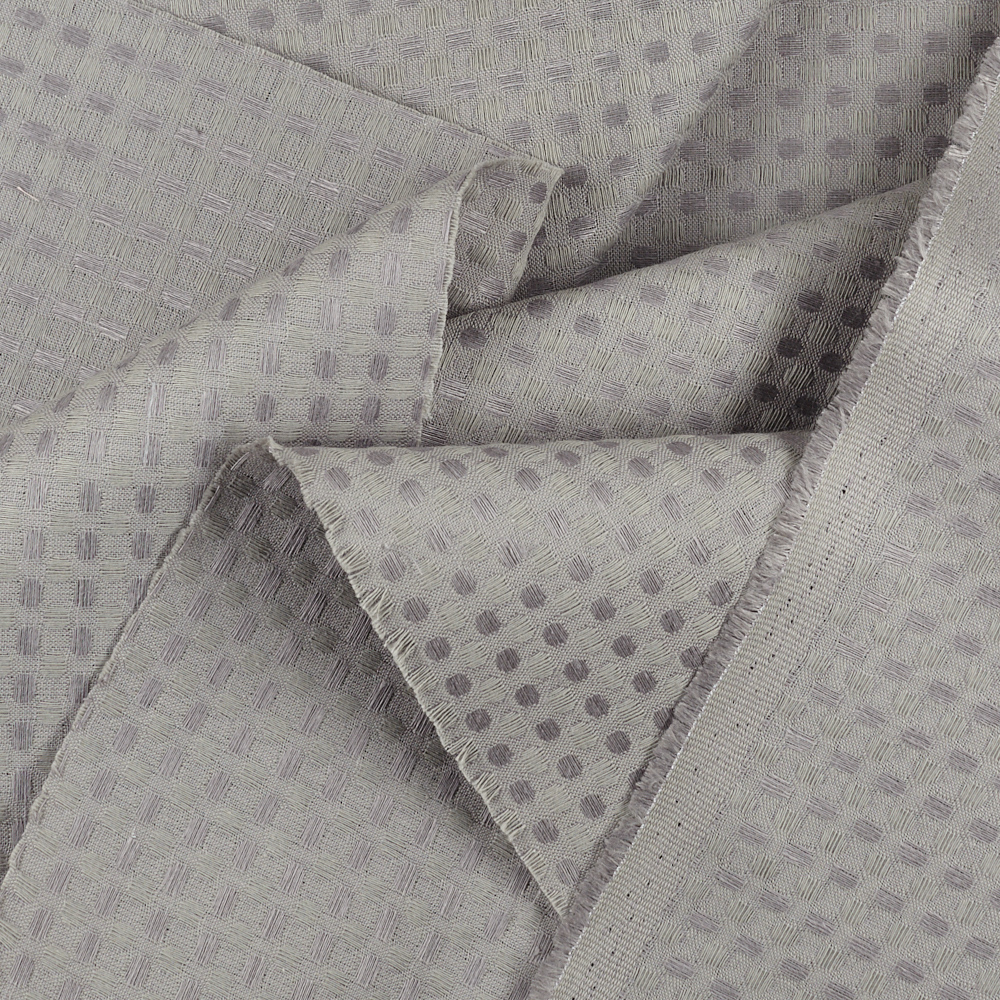 Fabric IS010 54 Linen / 46 Cotton fabric FROST GRAY Softened