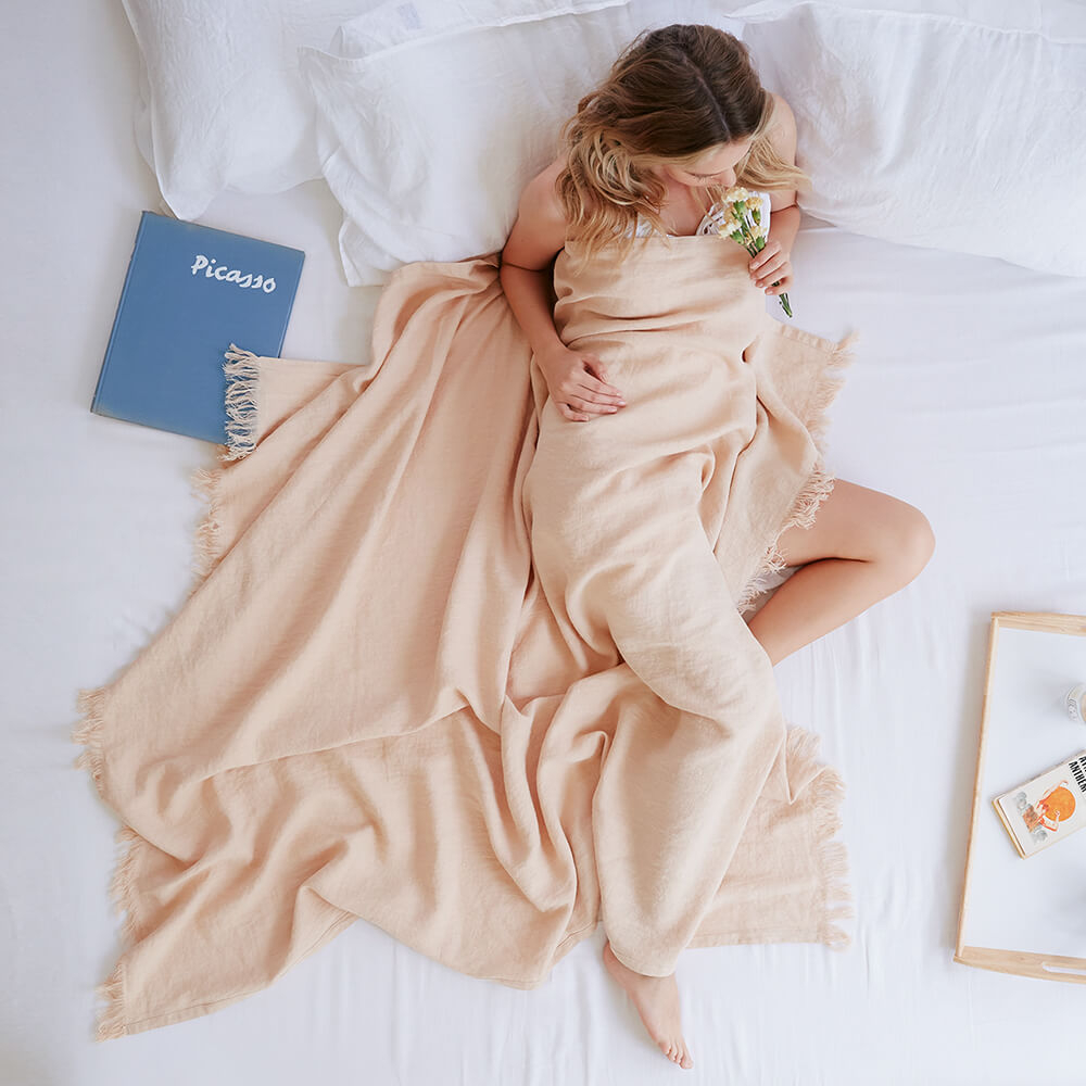 Andrea — Linen Lap Throw, Type - PDF