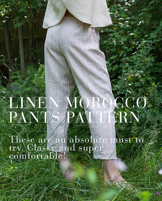 Alexandra — Linen Morocco Pants Pattern