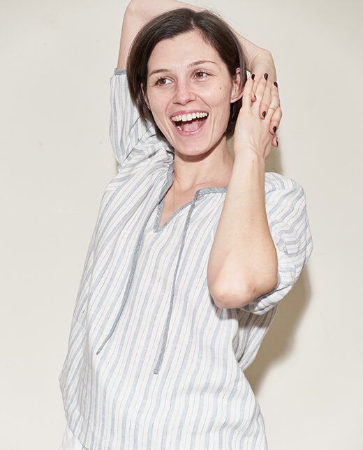 Linen Peasant Blouse Pattern second