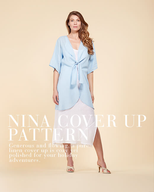 Nina  — Linen Cardigan Pattern